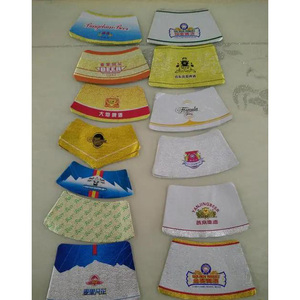 Étiquette de bouteille en aluminium avec fermeture au cou, logo personnalisé en rouleau composite - Product Image 1