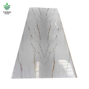 แผ่นไลเนอร์สีทอง1220*2440<span class=keywords><strong>ม</strong></span><span class=keywords><strong>ม</strong></span>. 3D หินอ่อนยูวีดีไซน์ตามสั่งแผงติดผนังพลาสติก UV ดีแผงติดผนัง - Product Image 3