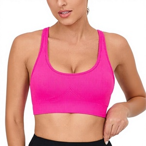 Soutien-gorge de sport pour femme, écologique, respirant, tissu avancé anti-humidité, maintien élastique élevé, confortable, fermeture avant - Product Image 1