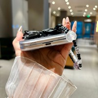 Étui en époxy à paillettes avec bracelet papillon, coque de téléphone élégante antichoc pour iPhone 18 Ultra