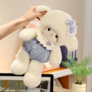 Nuevo y Adorable Peluche de Cordero de Lana, Muñeca de Compañía para Dormir para Niñas, Regalo Reconfortante, 33 cm - Product Image 4