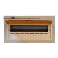 Boîtier de distribution d'énergie PZ30 pour usage domestique, intérieur, IP20, 220V, pour installation en saillie/encastrée, 4-40 circuits, disjoncteur