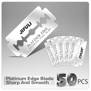 Lot de 50 Lames de Rasoir Classiques à Double Tranchant pour Homme Lame à Tranchant Platine Lame Allemande Logo Privé Disponible GF-4032 - Product Image 6