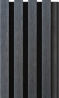 Panneau de cloison en plastique décoratif cannelé pour le revêtement extérieur imperméable de mur de séparation de WPC pour le revêtement extérieur