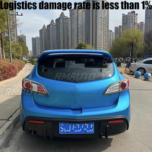 Alerón Trasero de Fibra de Carbono Real para Mazda 3 Hatchback, Alerón para Ventana Trasera, Alerón Central, Accesorios para Mazda3 2011-2015 - Product Image 2