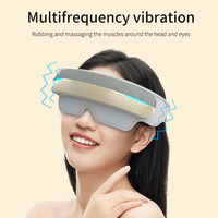 Kopf-Augen-Massagegerät 2-in-1 mit Luftdruck, Vibration, Wärme, 180 Grad faltbar, eingebaute Musik, Kunststoffgehäuse