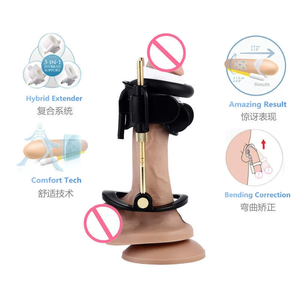 منتجات جنسية للرجال، جهاز سحب وإطالة القضيب، دعامة معدنية لتصحيح القضيب، منتجات جنسية أخرى - Product Image 4