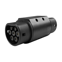 Adaptateur de type 2 GBT standard chinois vers IEC 62196, connecteur de chargeur EV triphasé 22 kW pour utilisation dans les stations de recharge européennes
