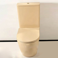 WC à chasse directe en céramique, cuvette en porcelaine vitreuse, toilettes deux pièces à jet tornade, WC à siphon en P ou en S
