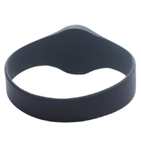 Gelang Silikon Fudan F08 M1 NFC 13.56mhz RFID EM4305 Tahan Air, Kontrol Akses Pintar Multiwarna untuk Pembayaran Hotel