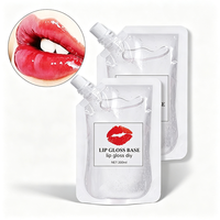 Base de gloss à lèvres 200 ml Gel blanc Fourniture en vrac Multi-usages pour le bricolage professionnel Commandes en vrac économiques acceptées