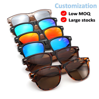 Lunettes de soleil en bois personnalisées avec logo OEM, de luxe, faites à la main, en bambou, polarisées UV400, avec grande monture en PC, pour hommes et femmes