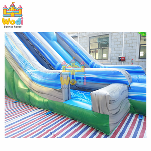 Toboggan gonflable personnalisé pour <span class=keywords><strong>piscine</strong></span>, bâche PVC 0,55 mm conforme EN14960, garantie 3 ans, taille et couleur personnalisables pour jardin - Product Image 3