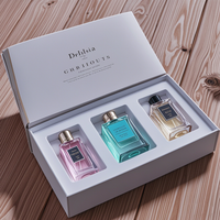 Botol parfum kaca Mini kosong unik isi ulang 10ml 20ml 30ml 15ml 100ml kustom grosir 50ml mewah