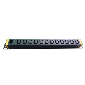 ตู้ตัด16A <span class=keywords><strong>32A</strong></span> PDU ทนทานมีซ็อกเก็ตอินเทอร์อินพุต C20 2U 1.5U 1U C13 12ช่อง - Product Image 4