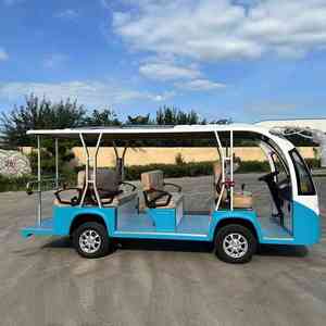 Autobús turístico estándar de 7 a 17 pasajeros y autobús de enlace para coche, coche turístico eléctrico a la venta - Product Image 4