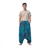 Nouveau pantalon harem ample style Aladdin pour femme, tendance hiver, vintage, haute qualité, respirant, coton écologique, taille élastique