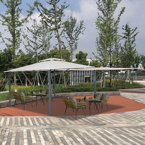 Patio Pabellón Jardín exterior Pergorla <span class=keywords><strong>Luna</strong></span> Gazebo <span class=keywords><strong>de</strong></span> metal con toldo - Product Image 1