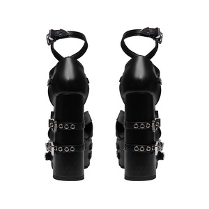 <span class=keywords><strong>Scarpe</strong></span> con plateau in stile Heavy Metal Dark Punk, taglie forti, per crossdresser, gotiche, Y2K, con <span class=keywords><strong>tacco</strong></span> grosso in pelle PU, da donna - Product Image 2