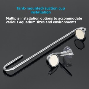 Diffuseur de CO2 en acier inoxydable, atomiseur transparent 5L, garantie 1 an pour aquariums <span class=keywords><strong>plant</strong></span>és, utilisation en salon et salle à manger, boîte incluse - Product Image 6