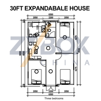 Villa Modulaire Préfabriquée de Luxe sur Mesure à 2 Étages, Maison Conteneur Extensible 20ft 40ft avec Balcon – Marché USA, Australie, Canada