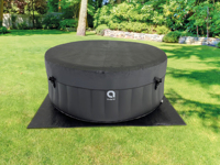 Vente chaude 4-6 personnes en plein air intérieur bains thermaux adulte pliable tourbillon baignoire Portable gonflable chaud SPA baignoire