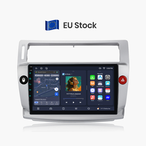 วิทยุติดรถยนต์ Junsun 9 นิ้ว ระบบ Android รองรับ Carplay และ Bluetooth สำหรับรถยนต์ Citroen C4 C-Quatre C-Triomphe ปี 2004-2009 พร้อมระบบนำทาง GPS และเครื่องเล่นมัลติมีเดีย - Product Image 1
