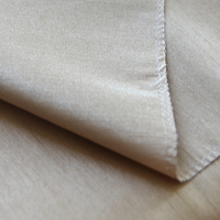 100% Polyester Faux Soie Slub Blackout Drapé Plaine Style Tissé Fil Teint Tissu pour Salon Rideaux