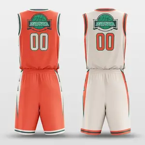 2024 Women Men Cheap Youth Reversible Basketball Practice Uniform Basket Ball Jersey Vest Vendor 2 Piece Jerseys