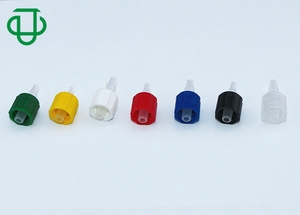 Nhiều màu nhựa 1/4-28unf luer Bảng điều khiển gắn kết nối thép gai vách ngăn Công Đoàn luer khóa ống barb phù hợp - Product Image 3