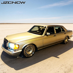 JZCNCW Juego de 3 Ruedas Forjadas de 5x112 mm con Borde Profundo para Automóviles de Pasajeros, Neumáticos W124 W140 W116 S124 W140 W202 W116 - Product Image 4