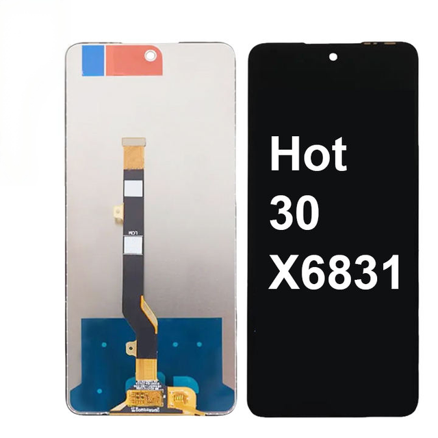 High Quality ASSELTE OEM Touchscreen LCD Screen Replacement 6.78 with 3-Year Warranty for Infinix Hot 30 X6831 Mobile Phones