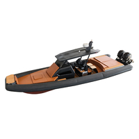 2024 nouvelle conception Certification CE 1150 12m 13m yacht de luxe Orca Hypalon coque en aluminium RIB bateau avec cabine