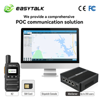 Solution PTT Easytalk Blade pour activités de plein air, radio bidirectionnelle 4G LTE, talkie-walkie PoC, SOS, GPS, 150 utilisateurs, longue portée, FCC/CE, en stock