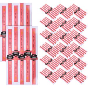 Autocollants de boulangerie en papier kraft rose sceau d'emballage alimentaire inviolable auto-adhésif pour boîte à gâteaux sac à biscuits étiquette décorative - Product Image 1