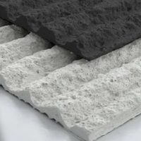 Panneau en travertin souple tissé en chanvre MCM, résistant aux intempéries, imperméable, feuille de brique en argile naturelle
