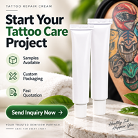 Crème de soin rapide pour tatouages, marque privée, ingrédients végétaux biologiques, pour microblading, crème réparatrice pour tatouages, pommade