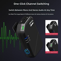 Système de monitoring intra-auriculaire XTUGA J02S, un émetteur pour plusieurs récepteurs, stéréo professionnel, longue portée, stable, avec certification UE