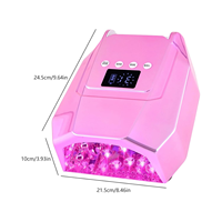 2025 Salon sans fil sèche-ongles manucure professionnel Base en métal 98W sans fil Rechargeable UV LED lampe de polymérisation des ongles