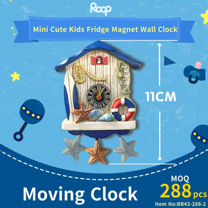 4 pouces Bande Dessinée Swing Enfants Garçon Mur Quartz Horloge Décoration De La Maison pour la Chambre À Coucher coucou horloge - Product Image 2