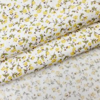 Tissu en popeline de coton 100% doux pour robe florale, tissu textile pour vêtements pour femmes