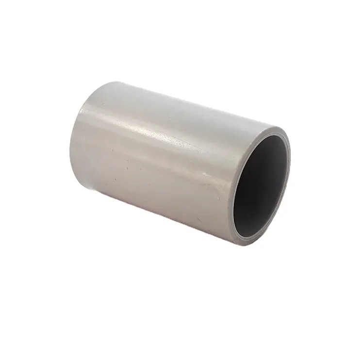 Tube Fittings 25mm Solid PVC Conduit Pipe Coupling Corrugated Plastic