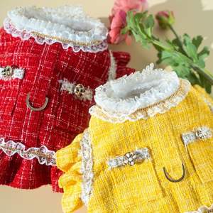 Arnés para Perro de Tweed, Ropa Exterior Premium para Mascotas, Tela de Tweed de Lujo OEM, Forro de Piel Sintética Suave, Arnés Todo en Uno para Mascotas - Product Image 6