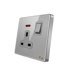 Custom Luxury Panel computer Electric Wall Socket Outlet