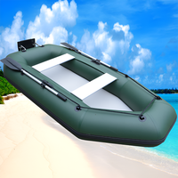 Bateau Pneumatique Pliable Personnalisé de Haute Qualité en Gros - Annexe en PVC Hypalon pour la Pêche au Dérive, les Loisirs sur Lacs et Rivières (3-7 personnes)