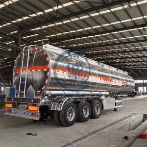 2 3 4 5 trục mehchanical treo hàng hóa Trailer tàu chở nước nhôm nhiên liệu dầu Giao thông vận tải xe tải rơ moóc