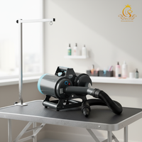 Secador de Pelo para Mascotas EUR VET de Excelente Calidad, Recargable, con Calor Ajustable, Velocidad Variable Continua, Ecológico, de Plástico, para Perros