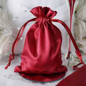 Bolsa de satén de seda morada para pelucas, con logotipo personalizado, bolsas antipolvo con cordón, embalaje para joyería, bolsas de regalo al por mayor - Product Image 3