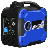 Langlebiger tragbarer Inverter-Generator mit Ausgangspanel und Elektrostart für Wohnmobil-Camping, Notstromversorgung zu Hause und Outdoor-Arbeit im Gelände