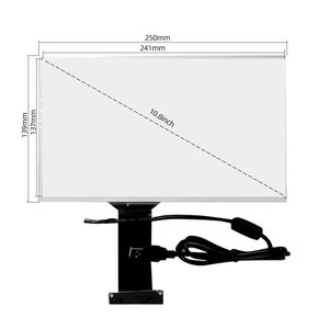 Écran tactile capacitif de 10.8 pouces en verre trempé USB multi-touch Display - Product Image 2